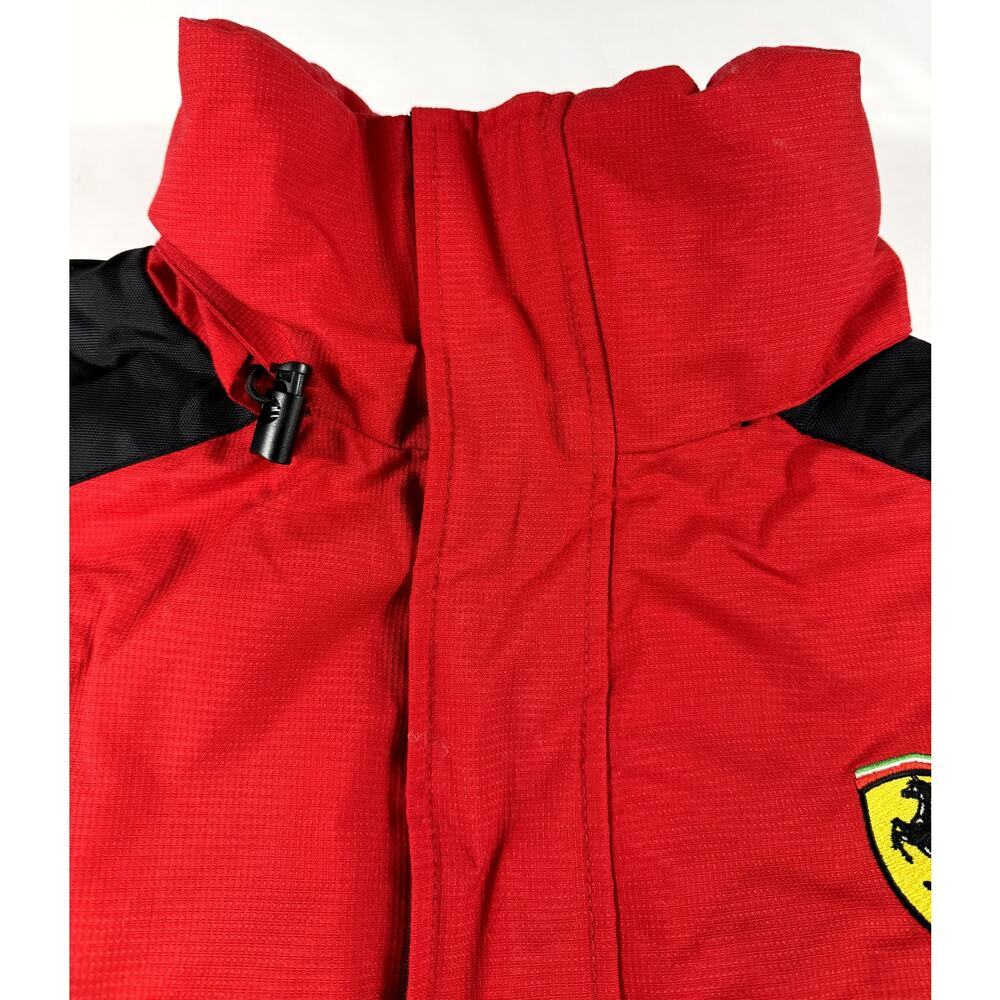 Ferrari Vintage 2002 men’s hooded full zip Racing Jacket Size L - Picture 13 of 16